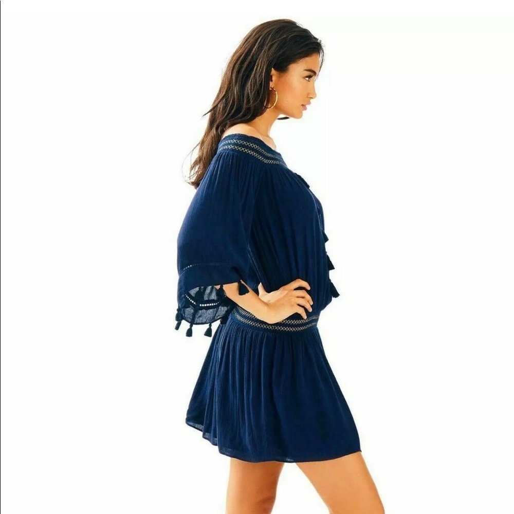 PRICE DROP🌸 Lilly Pulitzer Joelle Off The Shoulder Dress 🌸 XL - Picture 2 of 10